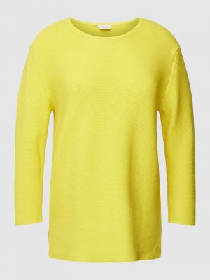 Dzianinowy sweter Milano Italy żółty