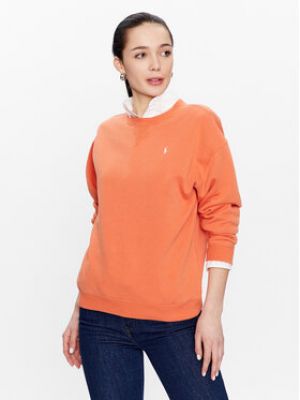 Bluza dresowa Polo Ralph Lauren pomarańczowa