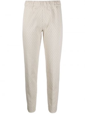 Pantalones slim fit con estampado con estampado geométrico D.exterior