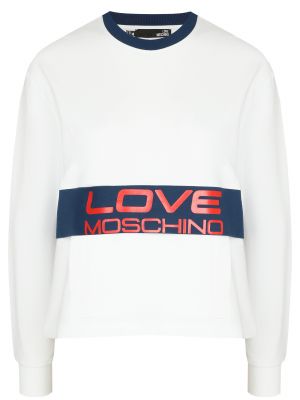 Свитшот Moschino Love белый