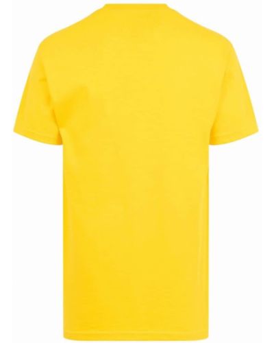 Herzmuster t-shirt mit taschen Anti Social Social Club gelb