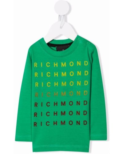 Trykt sweatshirt for jenter John Richmond Junior grønn