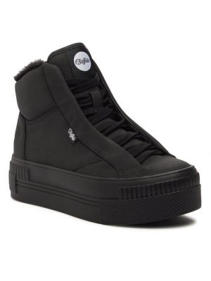 Členkové topánky Buffalo čierna