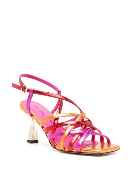 Kožené sandály Roberto Festa růžové