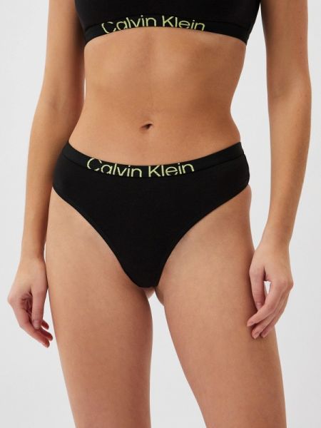 Стринги Calvin Klein Underwear черные