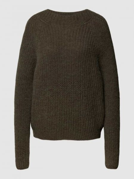 Dzianinowy sweter Marc Cain khaki