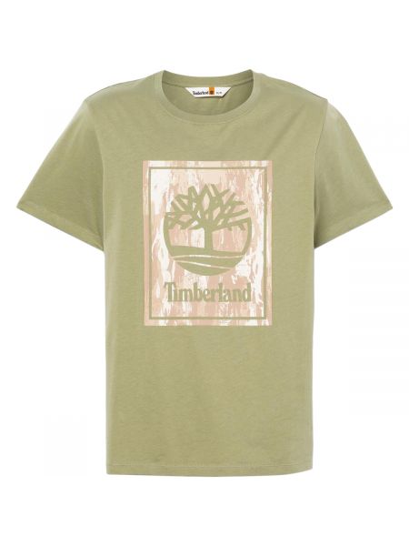 Tričko s krátkými rukávy Timberland zelené