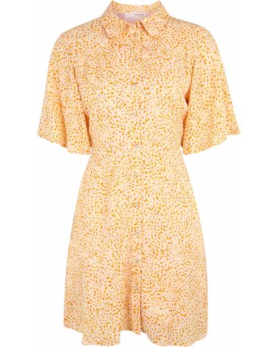 Φόρεμα Selected Femme Petite κίτρινο