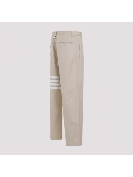 Pantalones rectos Thom Browne beige
