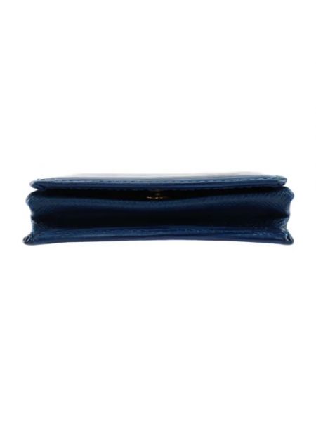 Cartera de cuero retro Louis Vuitton Vintage azul