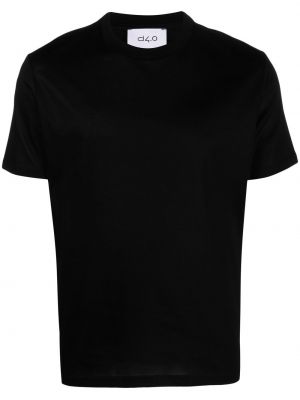T-shirt a maniche corte con scollo tondo D4.0 nero