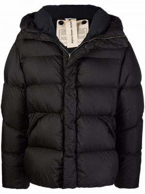 Oversize daunenjacke mit kapuze Ten C schwarz