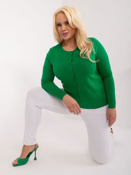 Džemperis Fashionhunters zaļš