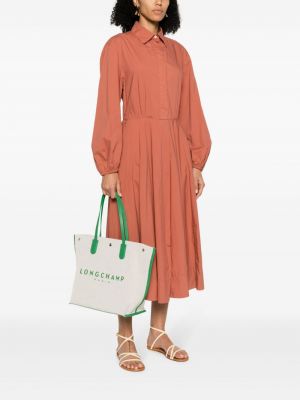 Shopper rankinė Longchamp žalia