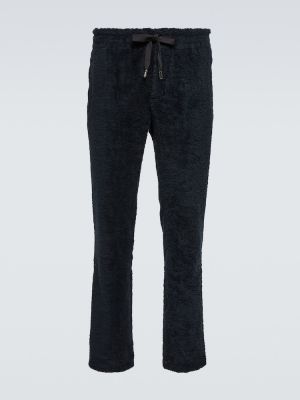 Pantalones de chándal de algodón Dolce&gabbana negro