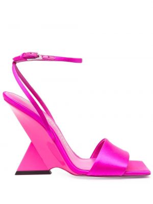 Sandales ar papēžiem The Attico rozā