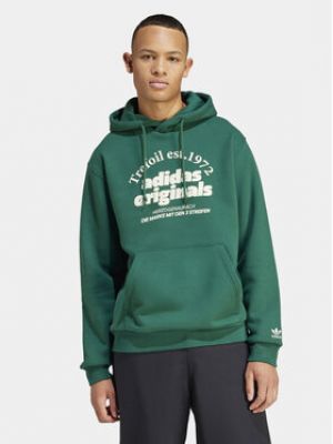 Sweat zippé large Adidas vert