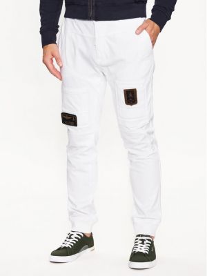 Панталони jogger Aeronautica Militare бяло