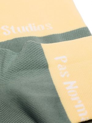 Calcetines deportivos de punto Pas Normal Studios amarillo