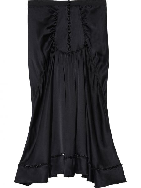 Jedwabna spódnica Marc Jacobs czarna