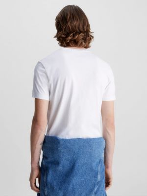 Tričko Calvin Klein Jeans bílé