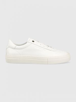 Bőr sneakers Tommy Hilfiger - fehér