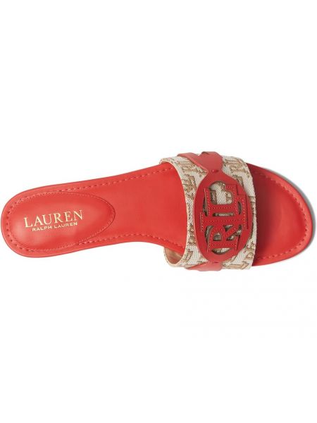 Жаккардовые сандалии Lauren Ralph Lauren хаки