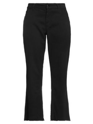 Pantaloni di cotone in lyocell Re-hash nero