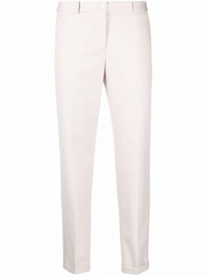 Pantaloni slim fit Fabiana Filippi bianco