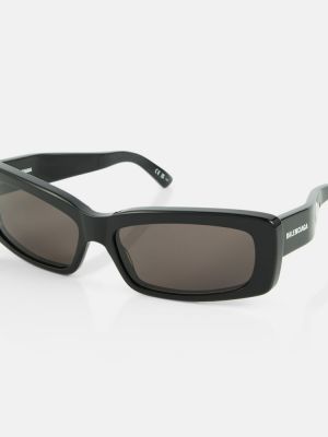 Oversize saulesbrilles Balenciaga melns