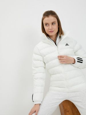 Утепленная куртка Adidas, белая