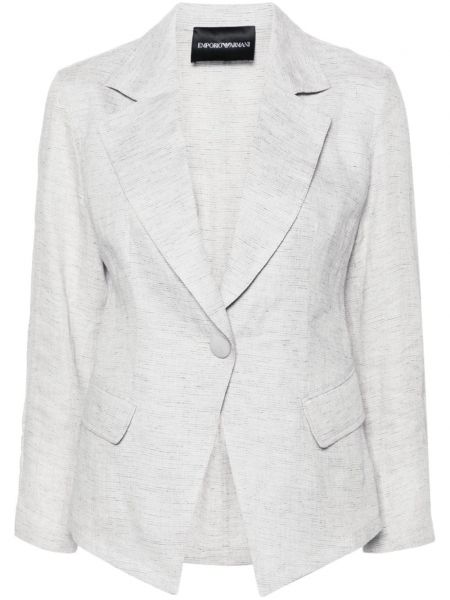 Langer blazer Emporio Armani grau