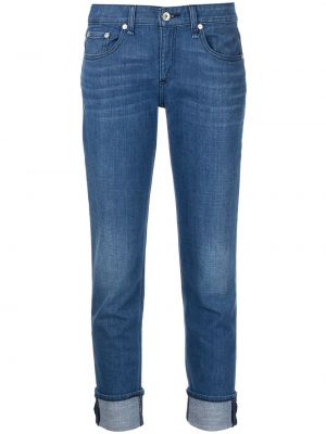 Slim fit skinny džíny s nízkým pasem Rag & Bone modré
