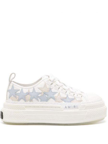 Δερμάτινα sneakers με πλατφόρμα με μοτίβο αστέρια Amiri