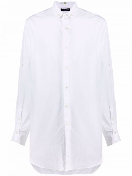 Oversized βαμβακερό πουκάμισο Ann Demeulemeester λευκό