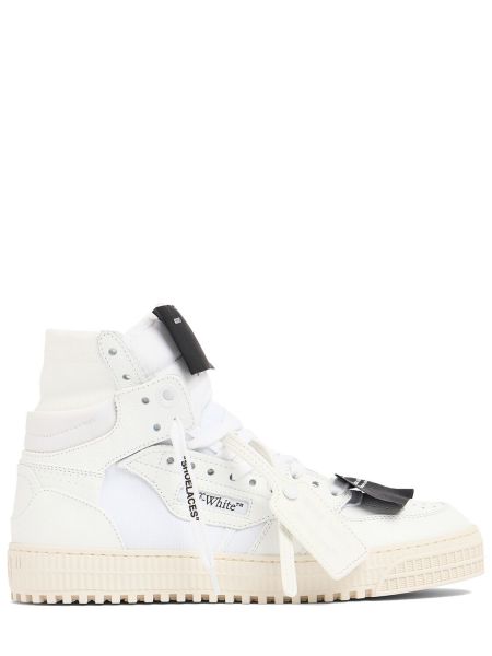 Baskets en cuir Off-white blanc