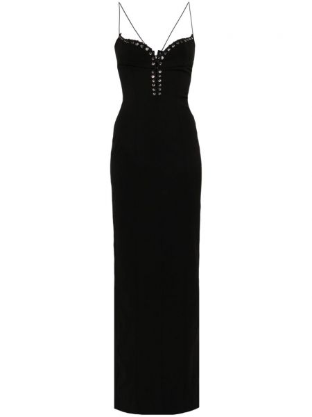 Макси рокля от креп Ludovic De Saint Sernin черно