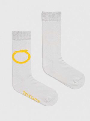 Шкарпетки Trussardi сірі