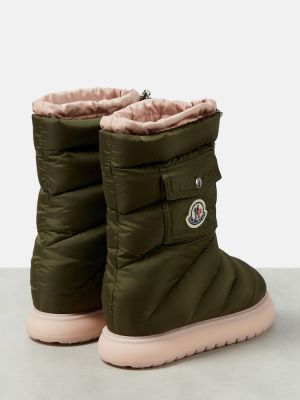 Пухени зимни обувки за сняг Moncler синьо