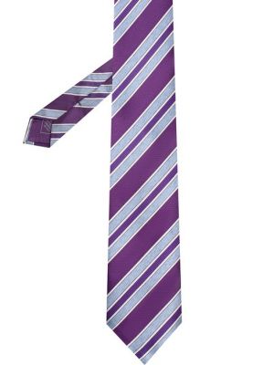 Шелковый галстук Brioni фиолетовый
