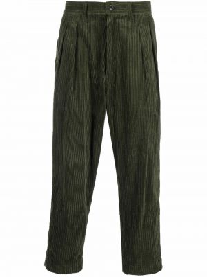 Панталон от рипсено кадифе Wtaps зелено