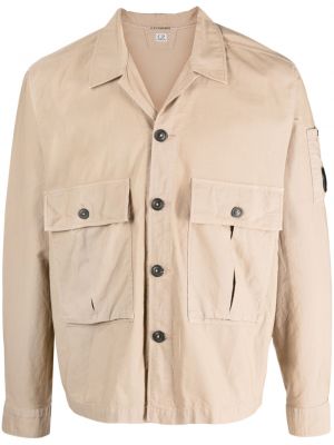 Chemise en coton avec poches C.p. Company marron