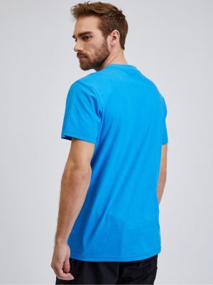 Bavlněné tričko s potiskem Sam 73 modré