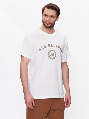 Sportska majica bootcut New Balance bijela