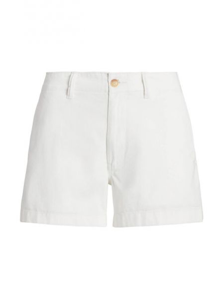 Хлопковые шорты Polo Ralph Lauren белые