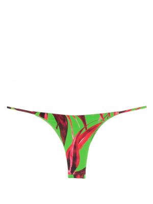 Abstrakter bikini mit print Louisa Ballou grün