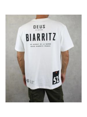 Koszulka z krótkim rękawem Deus Ex Machina biała