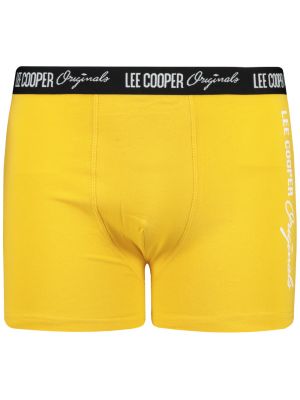 Boxeralsó nyomtatás Lee Cooper sárga
