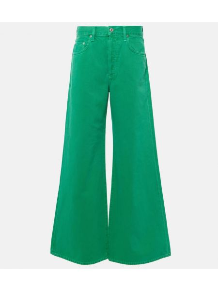Jeans taille basse Citizens Of Humanity vert