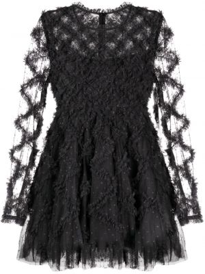 Sukienka długa tiulowa Needle & Thread czarna